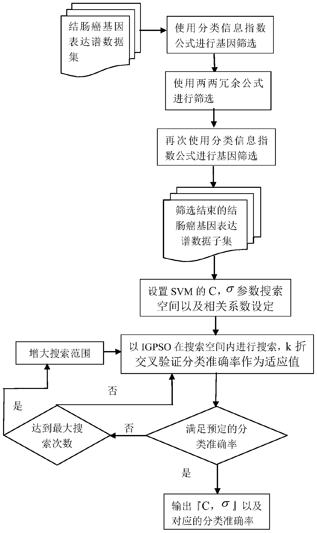 A tumor identification method based on deterministic particle swarm optimization and support vector machine