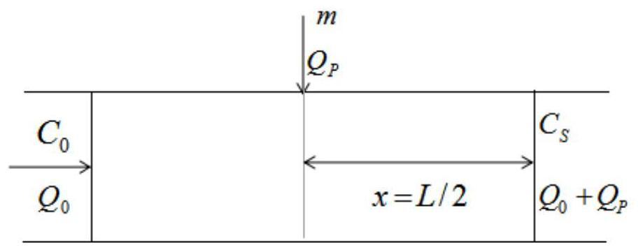 Small and medium-sized river reach assimilative capacity accounting method considering sewage draining exit position influence