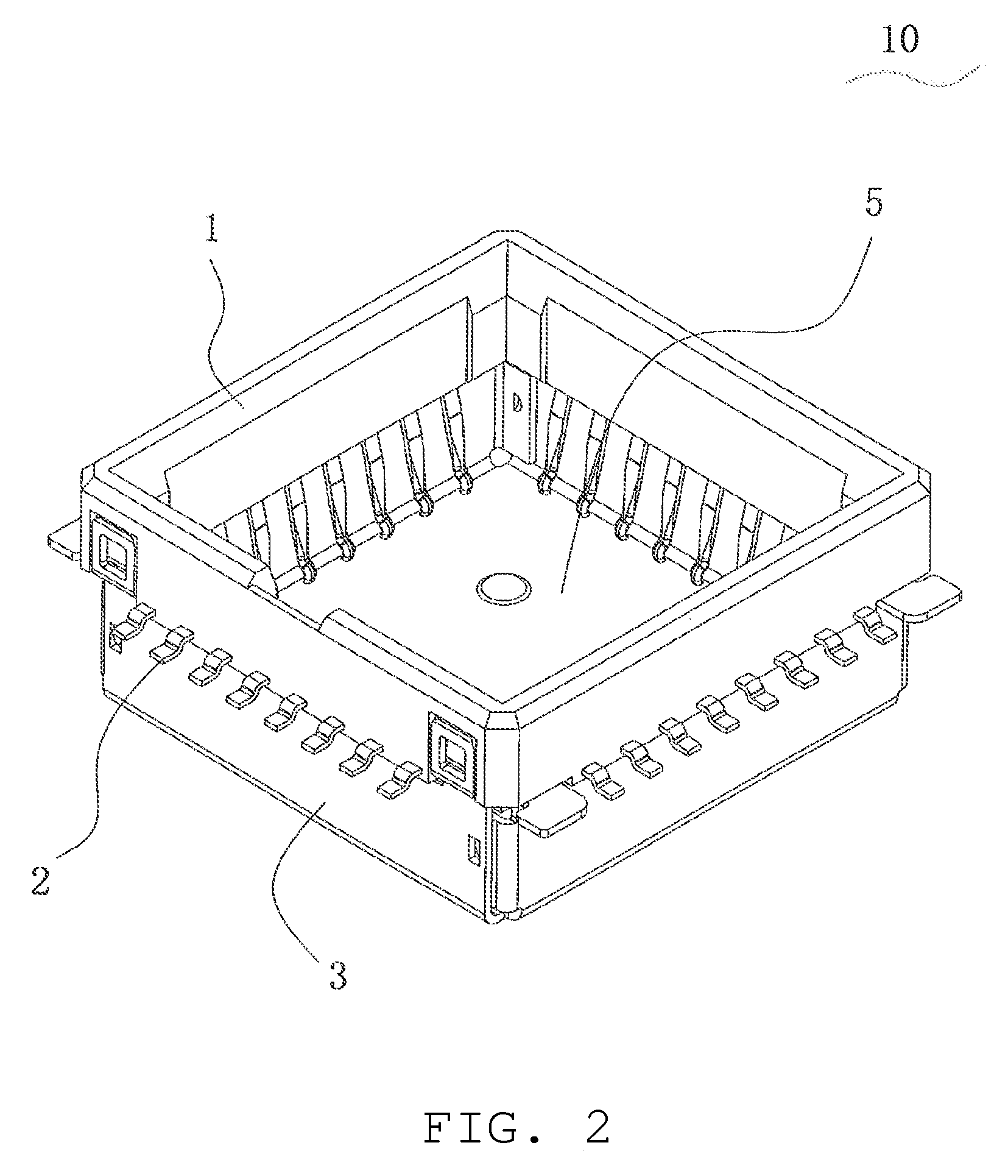 Camera socket connector