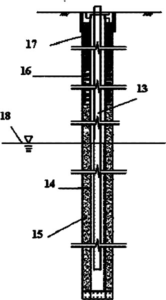 Reinjecting twin-well pneumatic shatter auxiliary restoration system and method of underground oil pollution