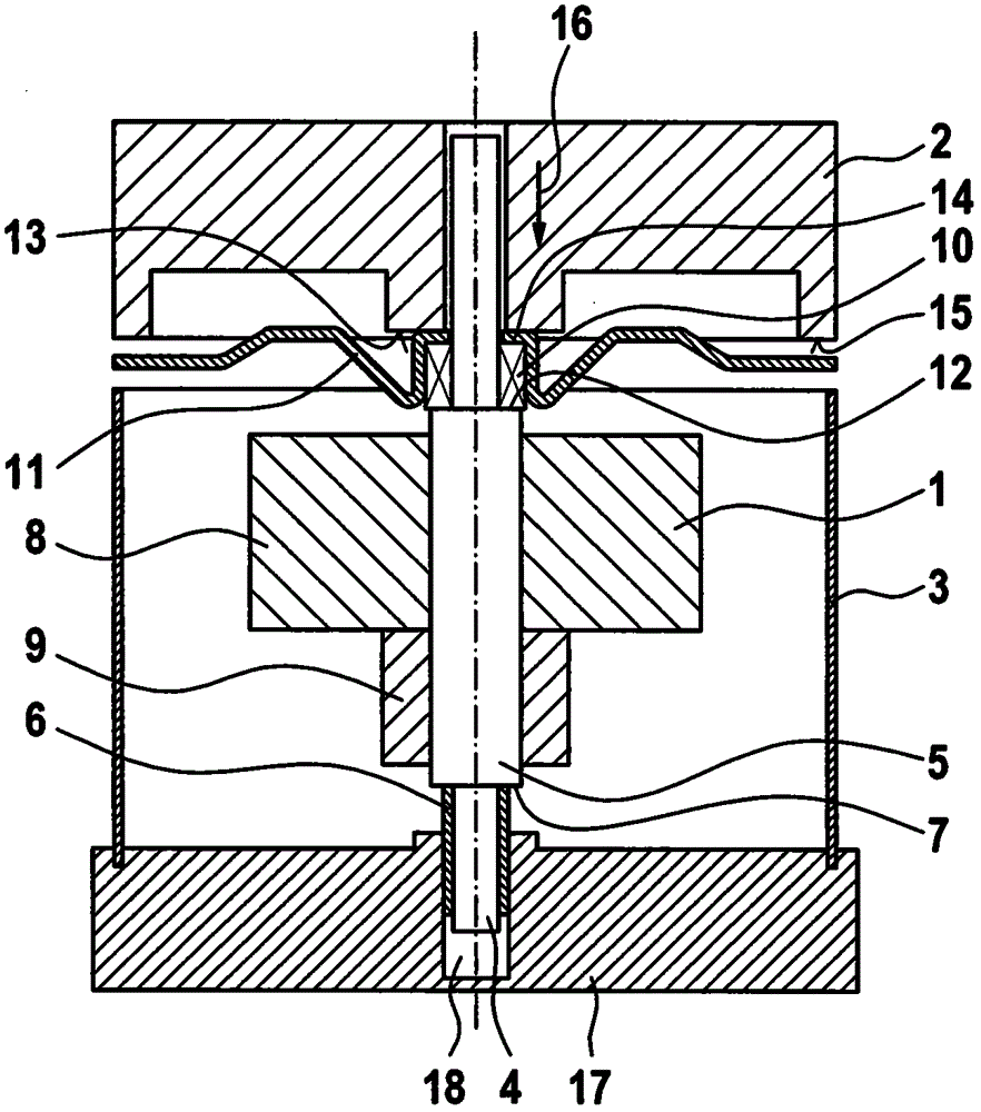 An electric machine and a method for adjusting the axial bearing clearance