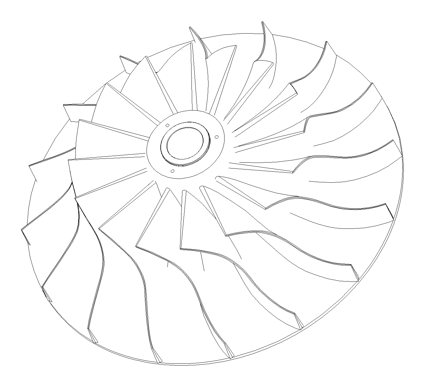 Turning method of thin-wall vane of leaf disc type part