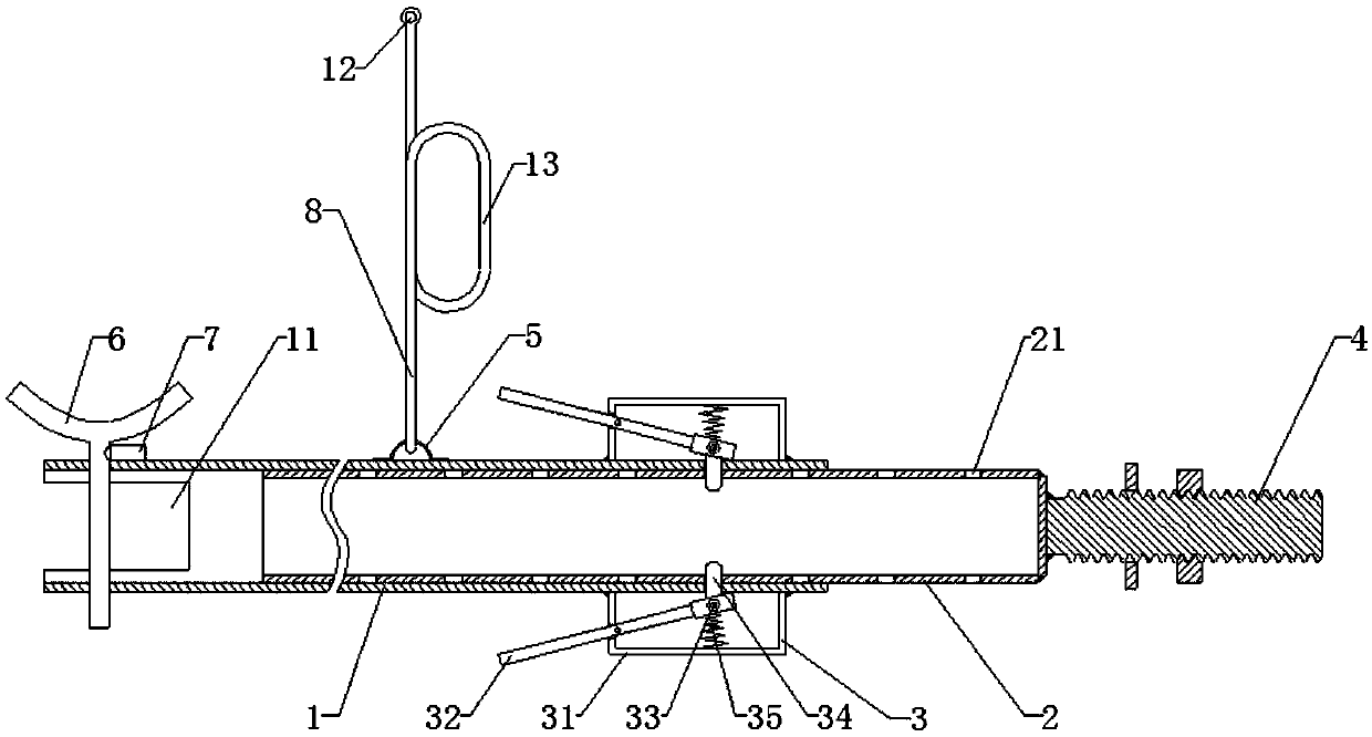 Column formwork clamp and using method thereof