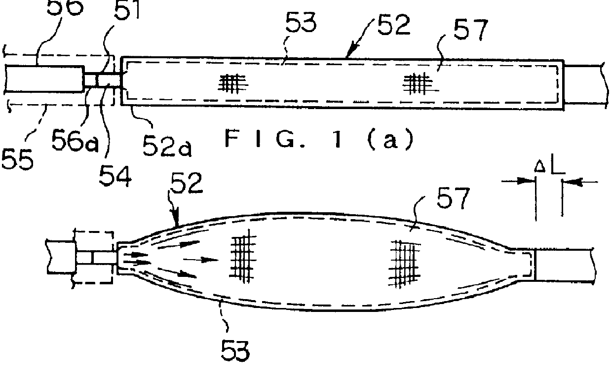 Inflatable seat belt having bag filter