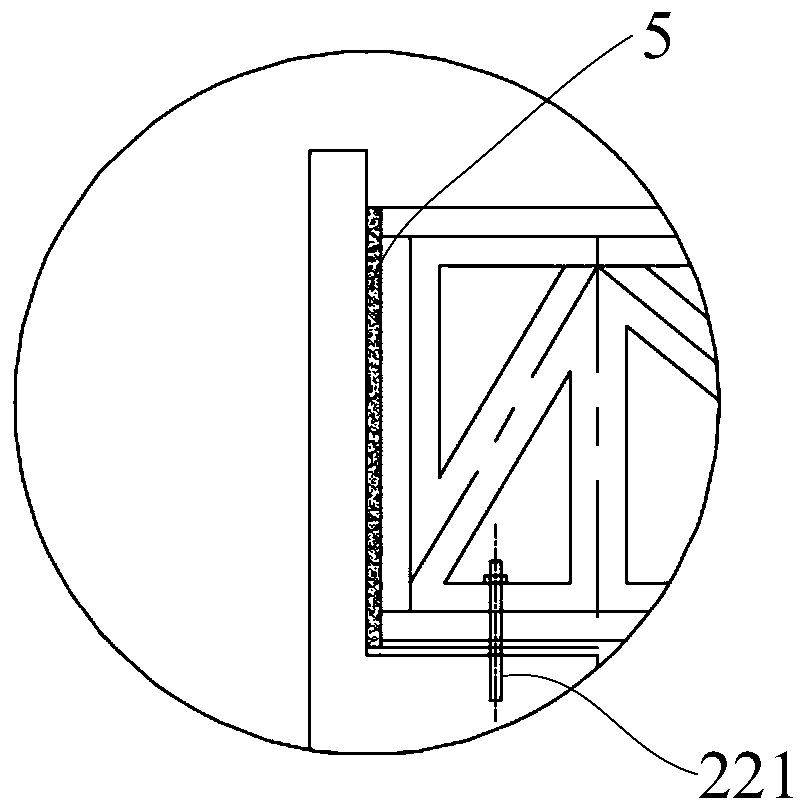 Supporting truss capable of being recycled, foundation pit supporting system and subway station construction method