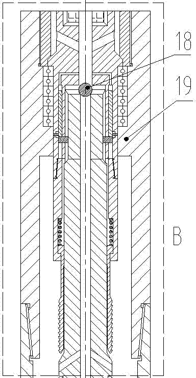 Screw hydraulic returnable-type fishing tool