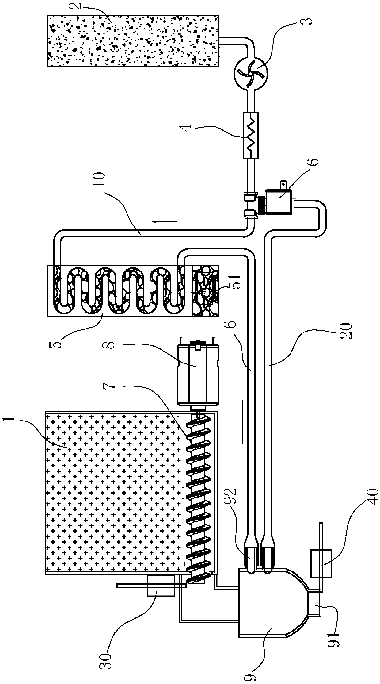 Milk powder brewing device