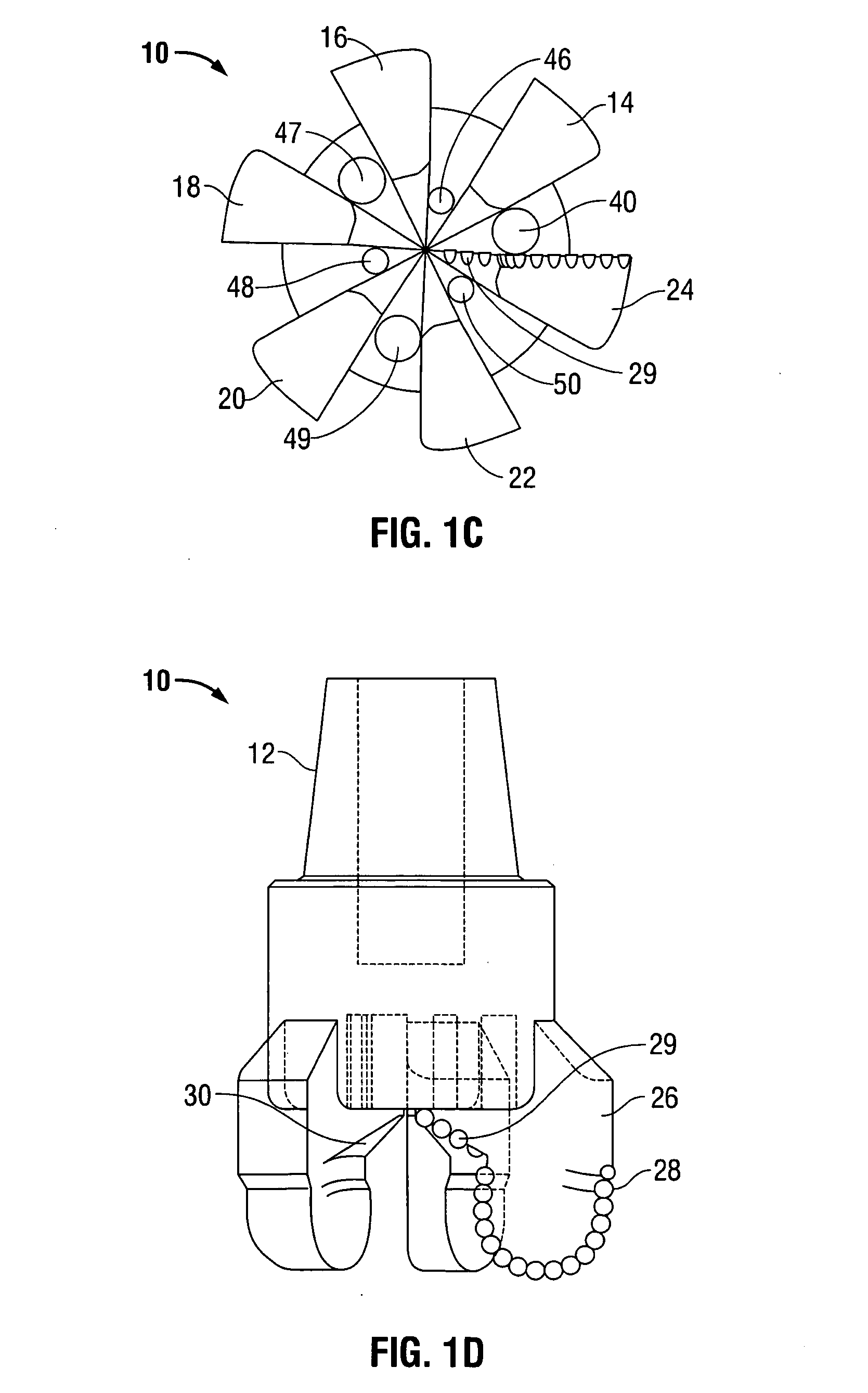 Combination coring bit and drill bit using fixed cutter PDC cutters