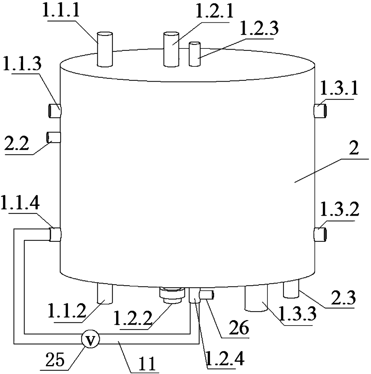 Four-in-one bioartificial liver online monitoring and constant temperature heating integrated system