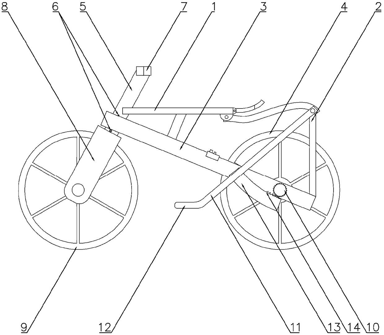 All-wood bicycle