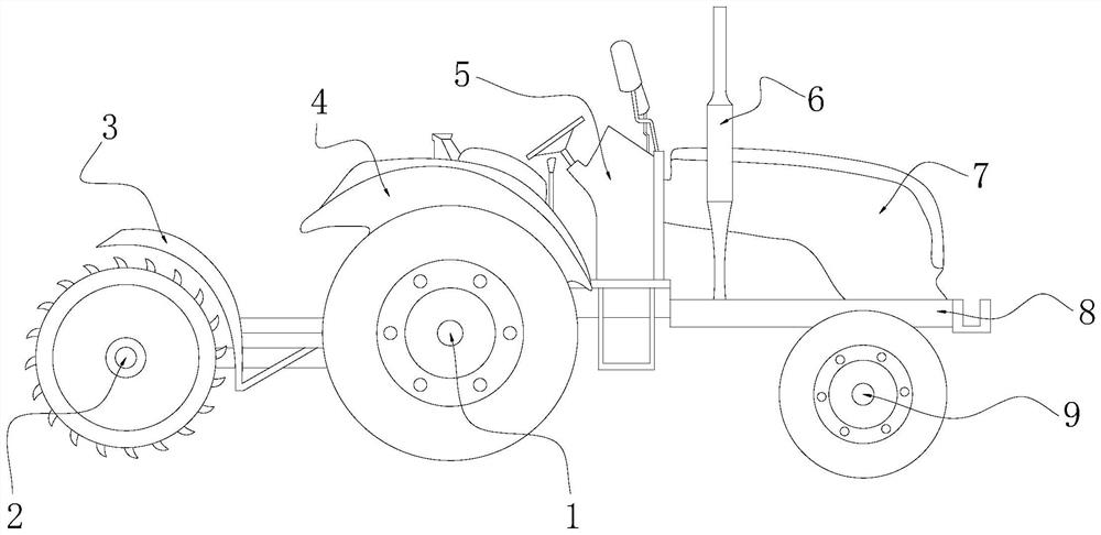 Cable ditcher for power construction and operation method