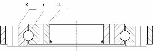 Device for monitoring state of rotary bearing and diagnosing fault based on laboratory virtual instrument engineering workbench (Lab VIEW)