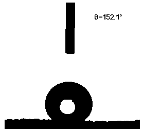 Environment-friendly polysilsesquioxane nano-hybrid superhydrophobic coating material and preparation method thereof