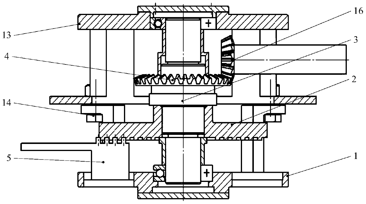 Special-shaped group hole electrolytic machining special machine distributed in circular array