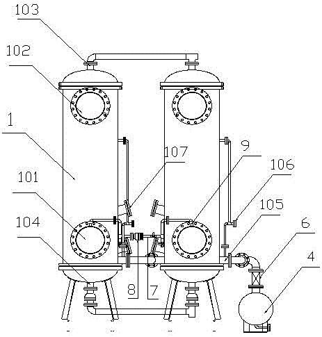 Edible oil condensation and freezing deodorization vacuum equipment