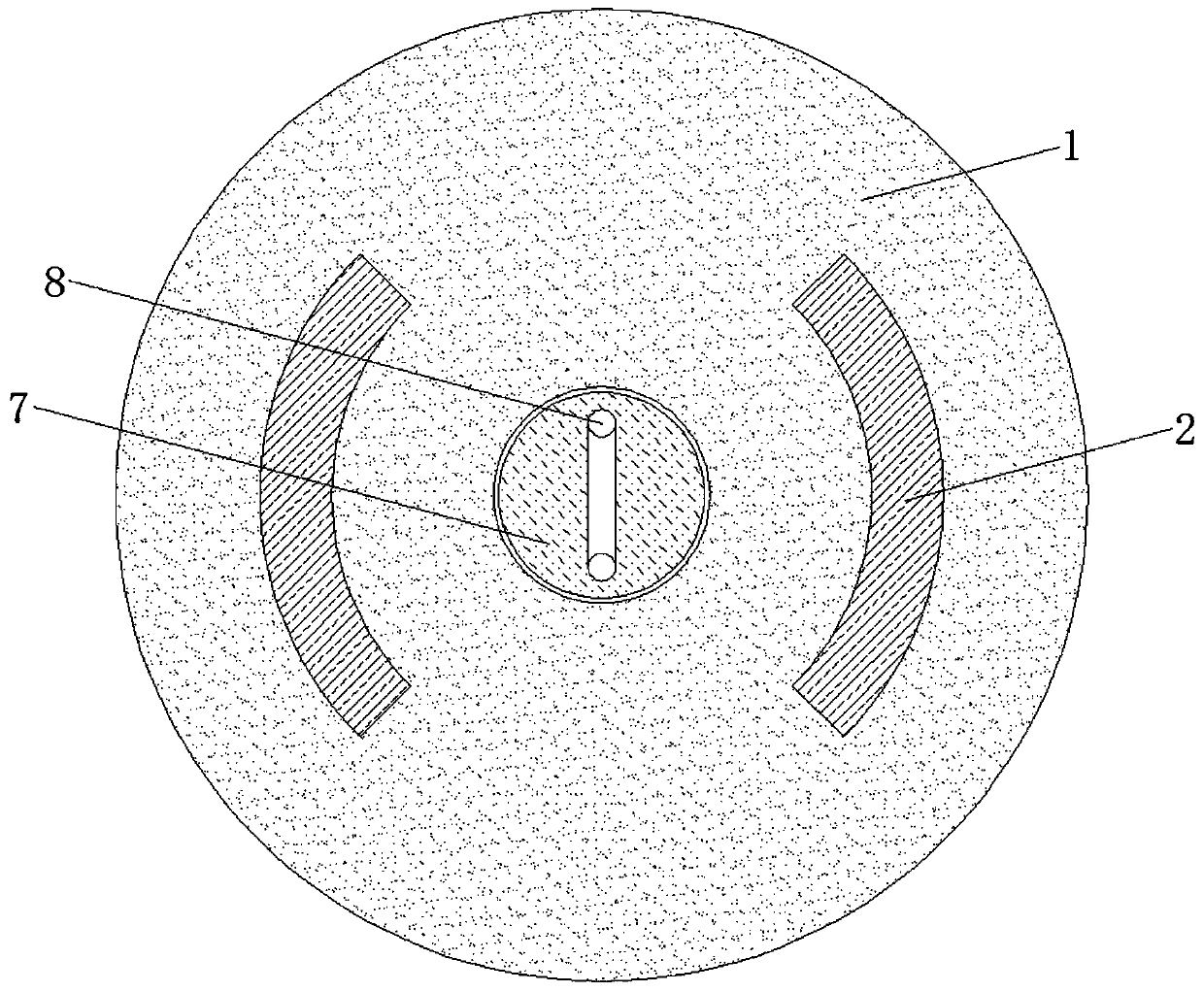 Macromolecule water-based paint stirring device based on magnetic electricity generation