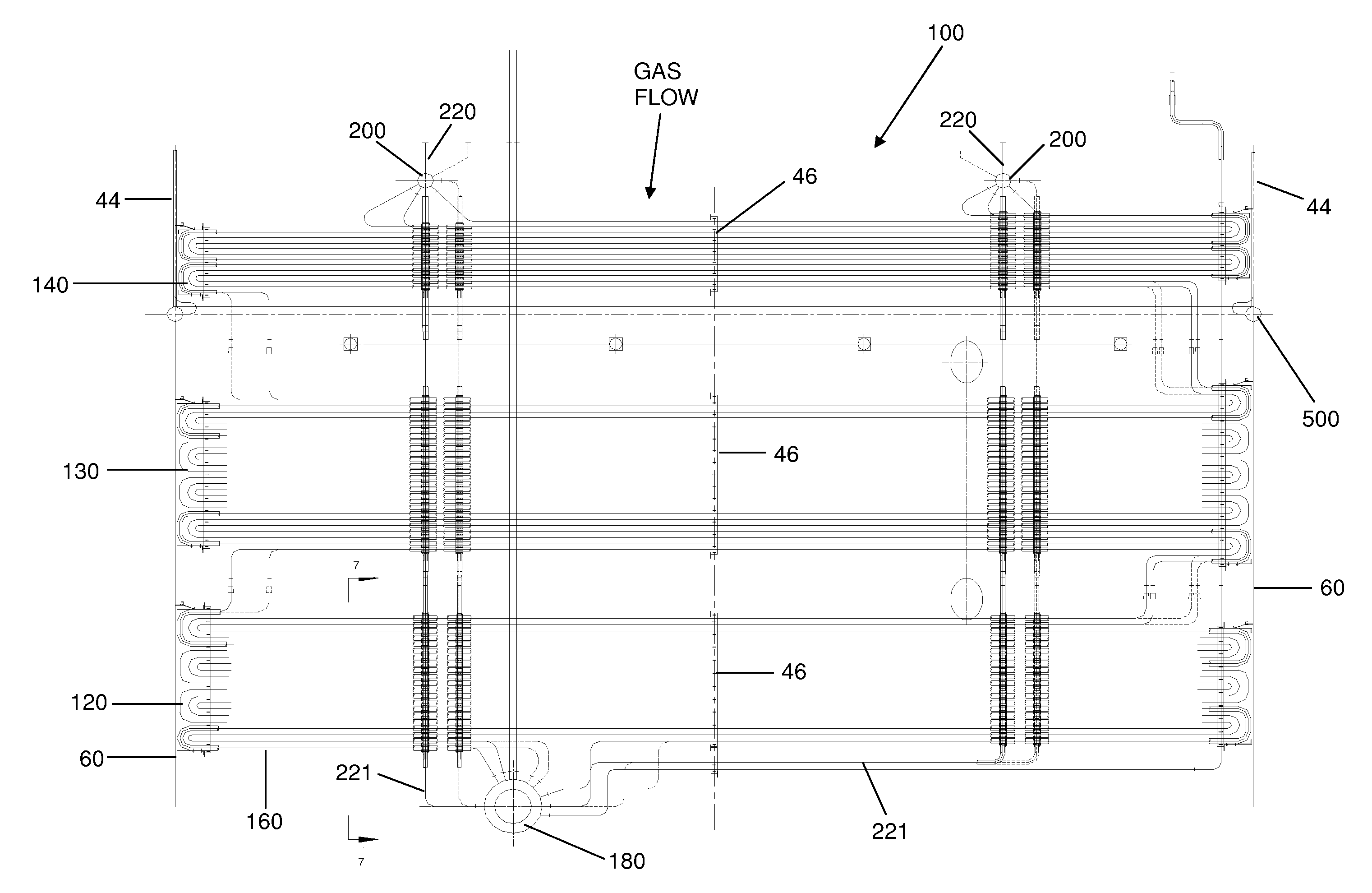 Economizer arrangement for steam generator