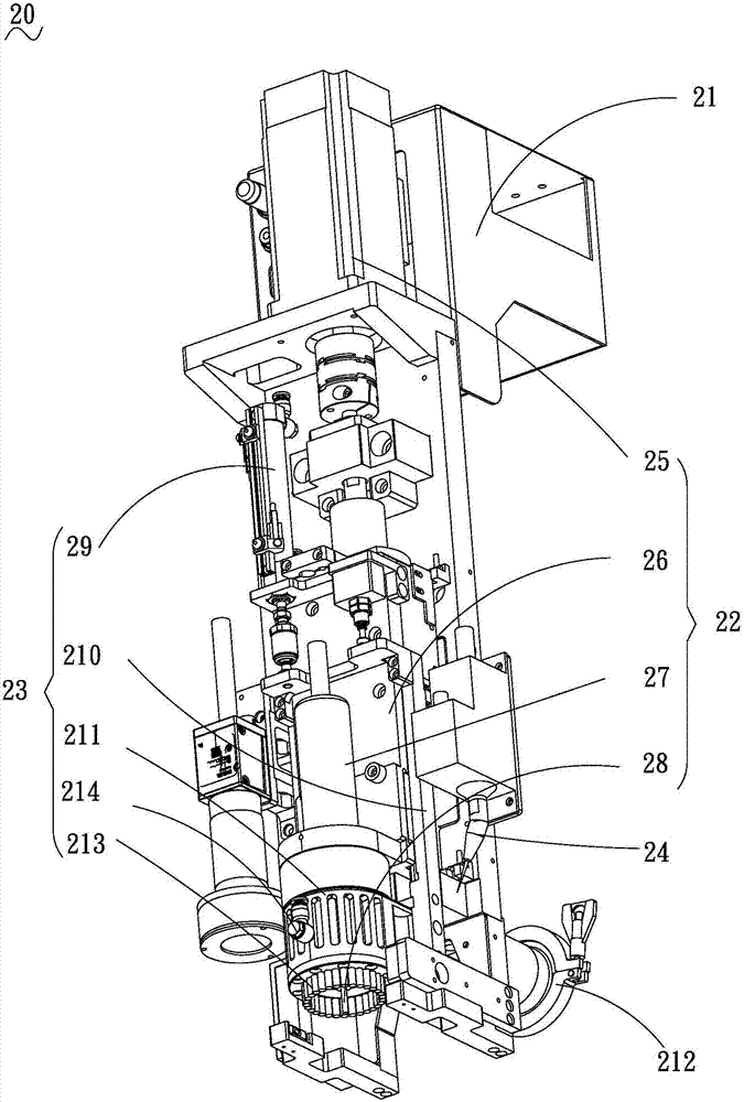 Up-down dust suction device of PCB distributor