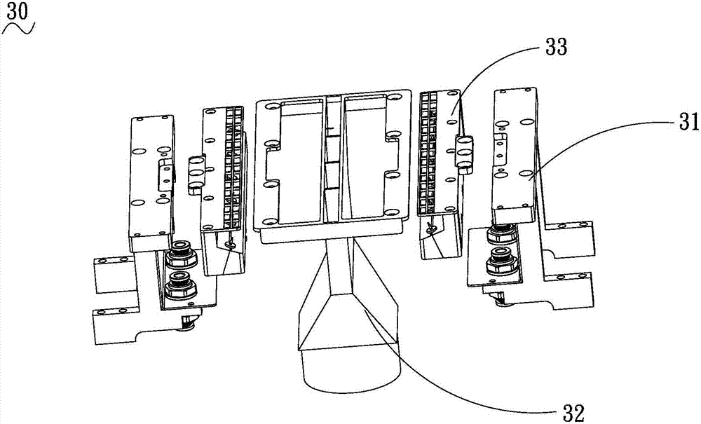 Up-down dust suction device of PCB distributor