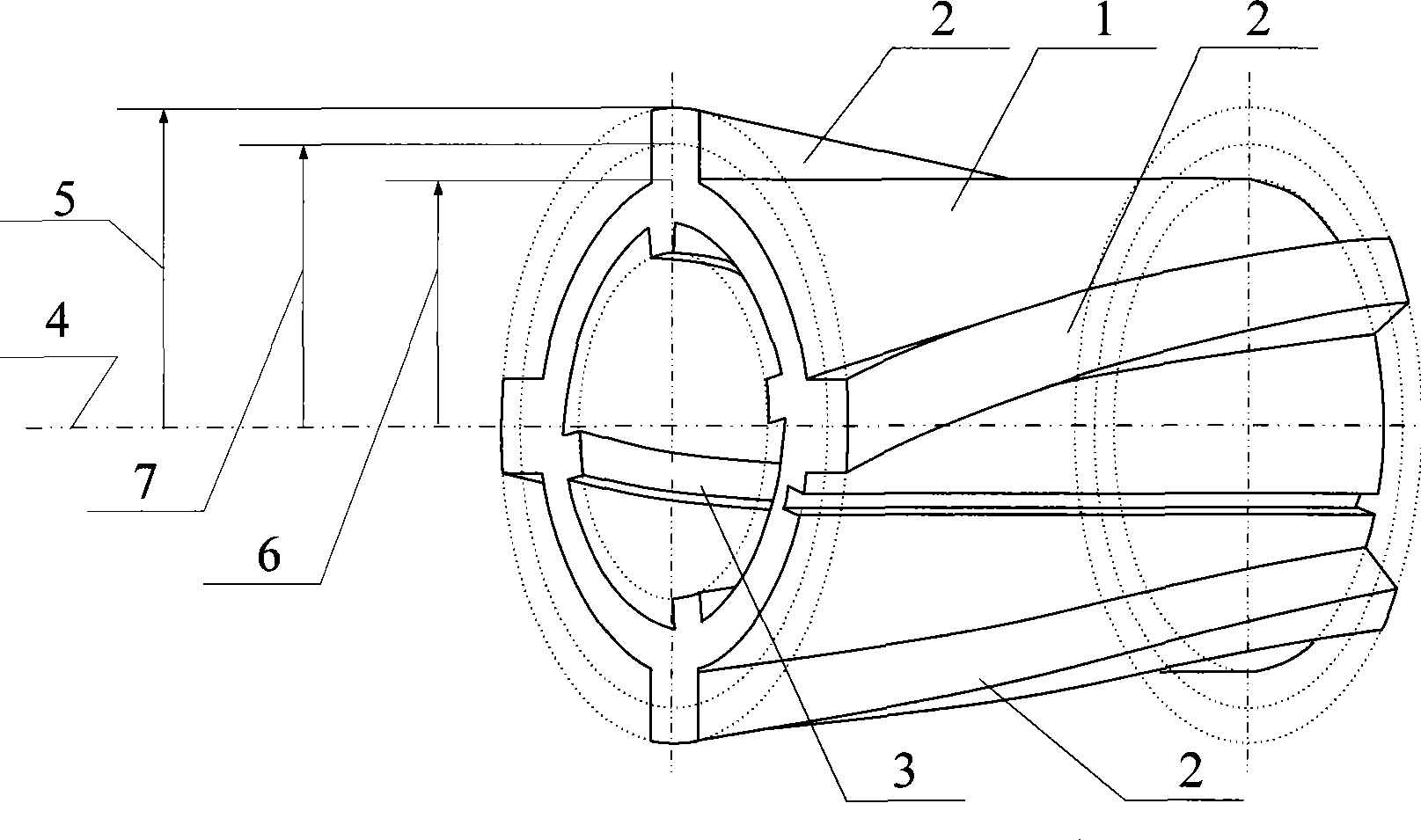 Self-wind cooled rotor double stator low torque ripple magneto resistance genus motor