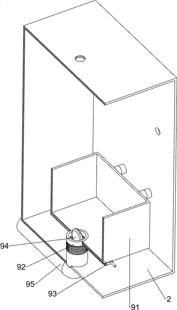 Disinfection device for hematology department instruments