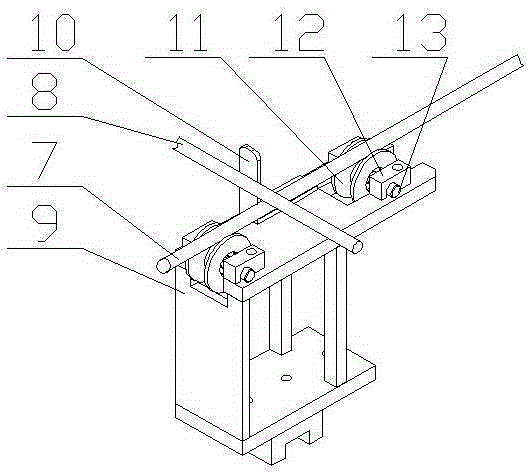 Guide mechanism for reinforcing bar mesh welding