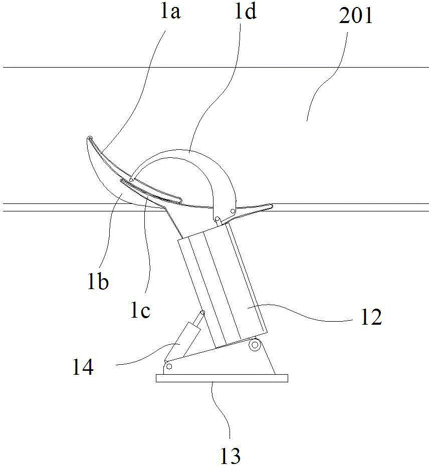 Multiple-piece tail wing structure