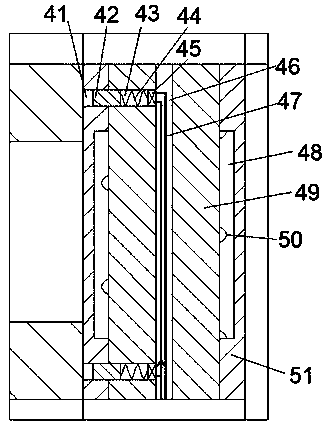 Article anti-theft rotary barrier door based on electronic tag