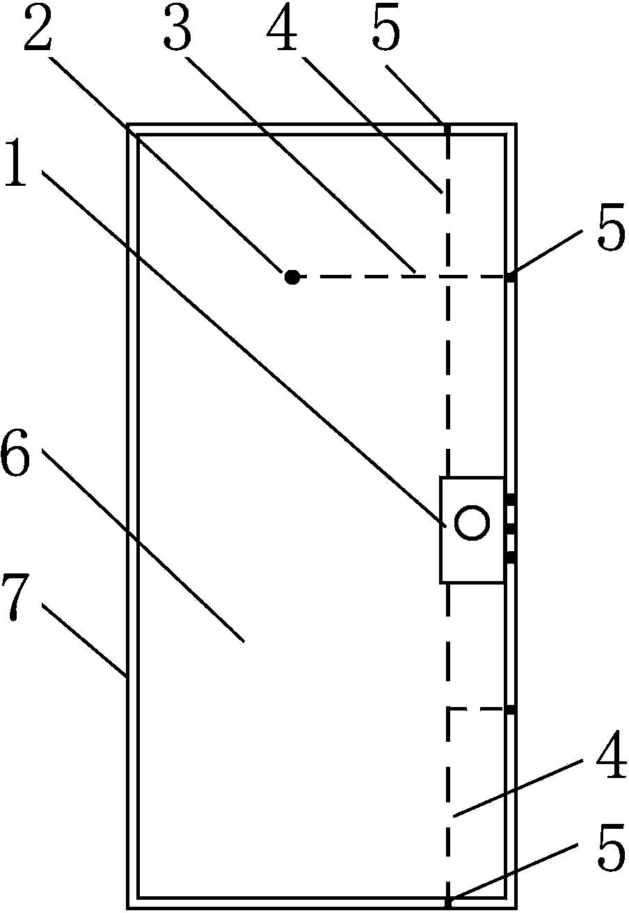 Antitheft door capable of automatically closing cat eye after being locked