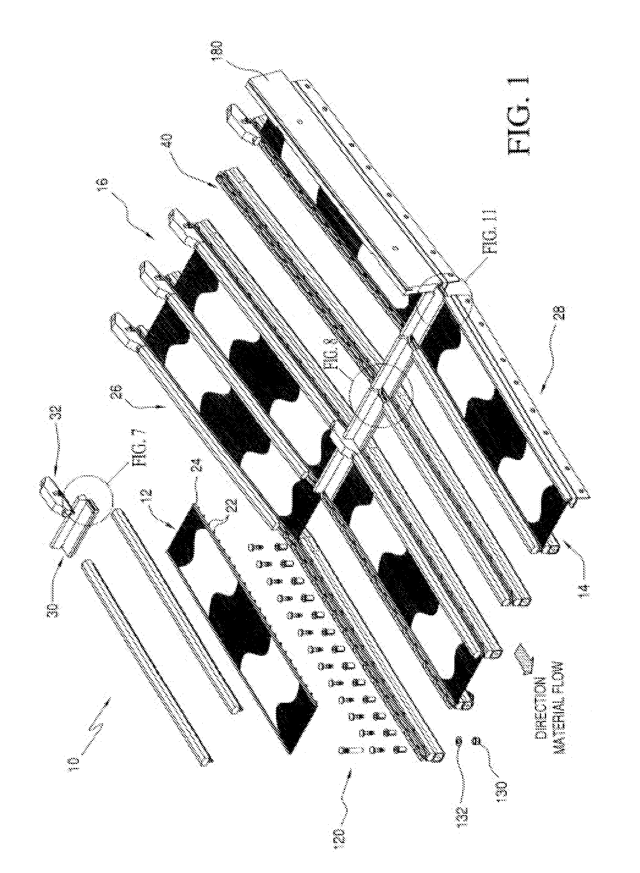 Screen panel center retainer system