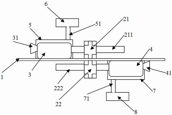 A landscape water circulation water conservancy device