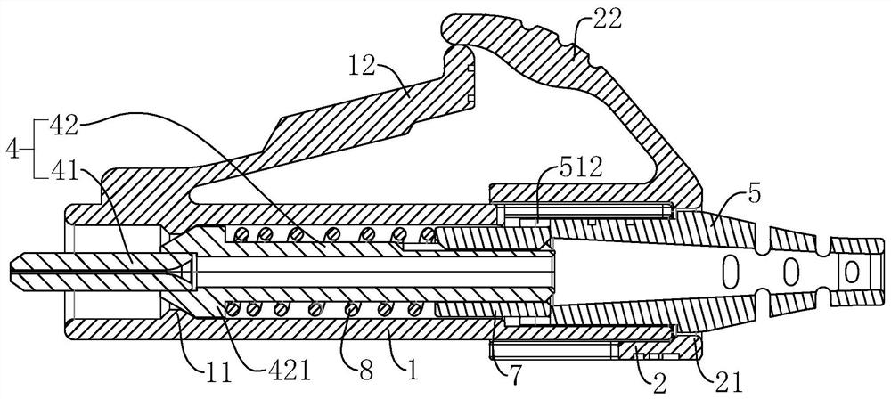 LC type polarization-maintaining connector