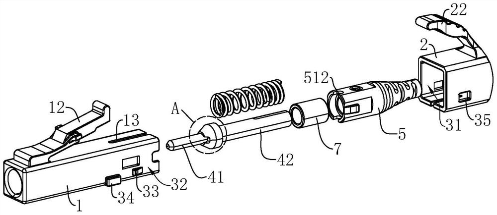 LC type polarization-maintaining connector