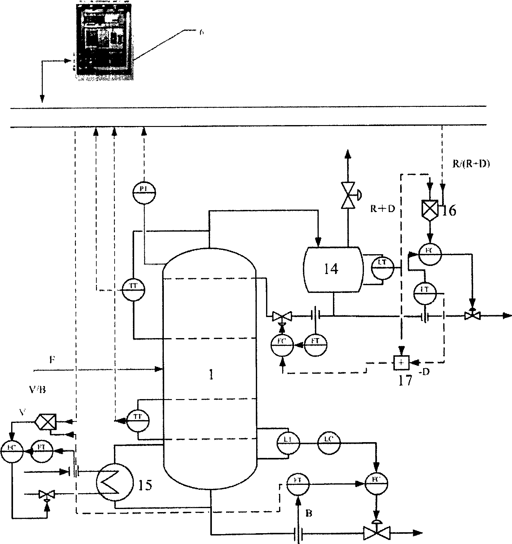 Method and system for controlling high-purity rectification of rectifying tower based on generalized prediction control