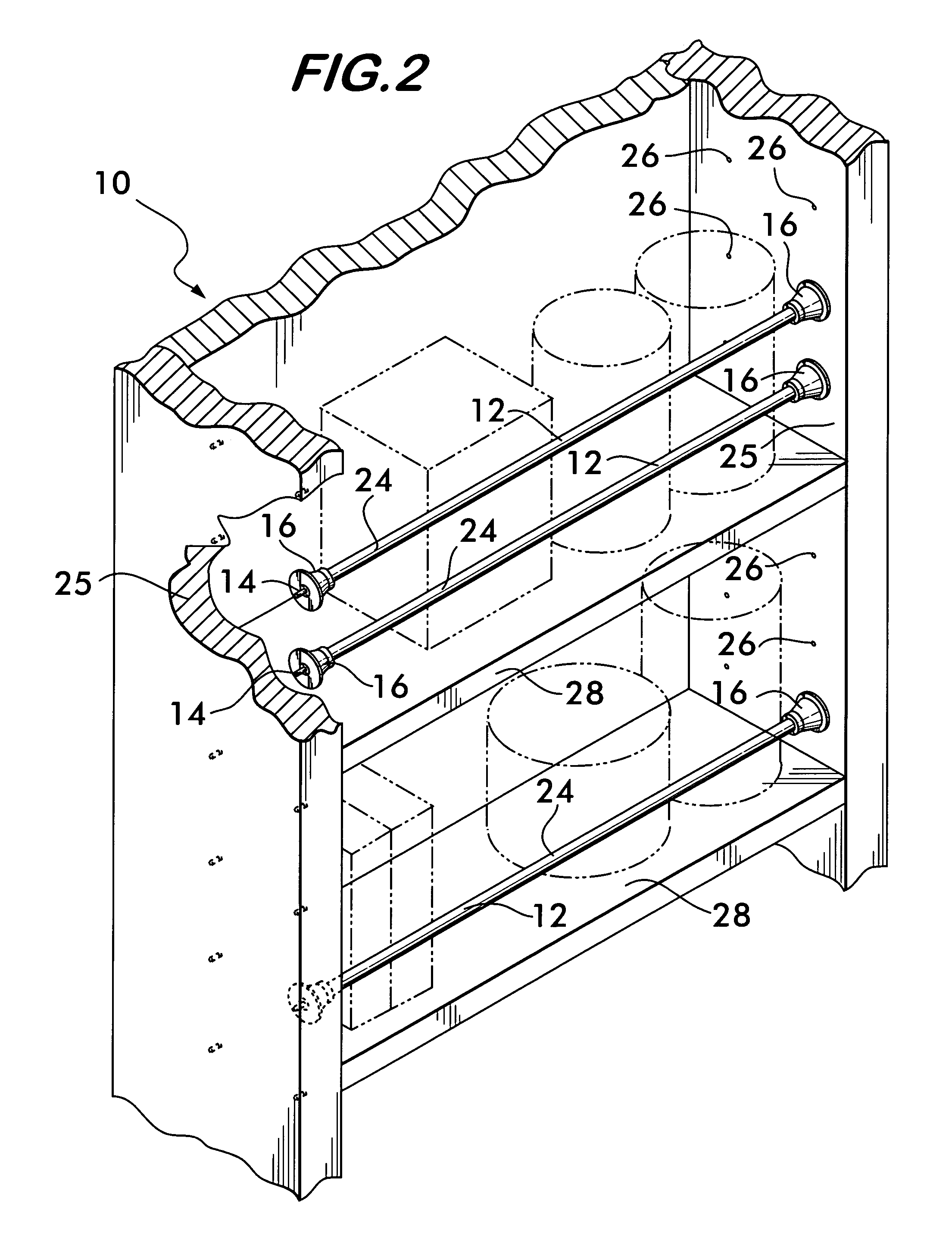 Organizing system for drawers and cabinets