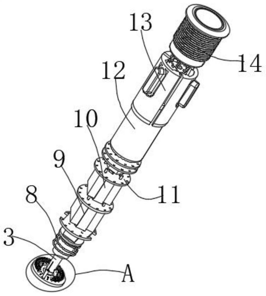 Multifunctional physiotherapy rod