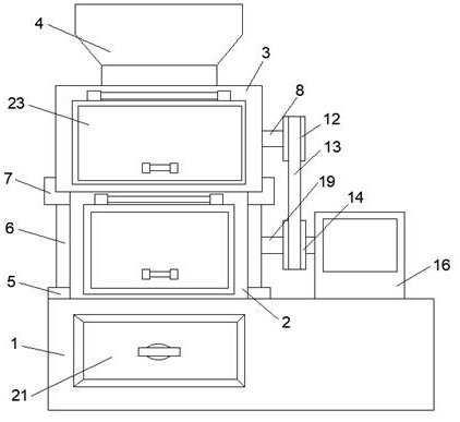 Aluminum ring screening device for automobile accessory