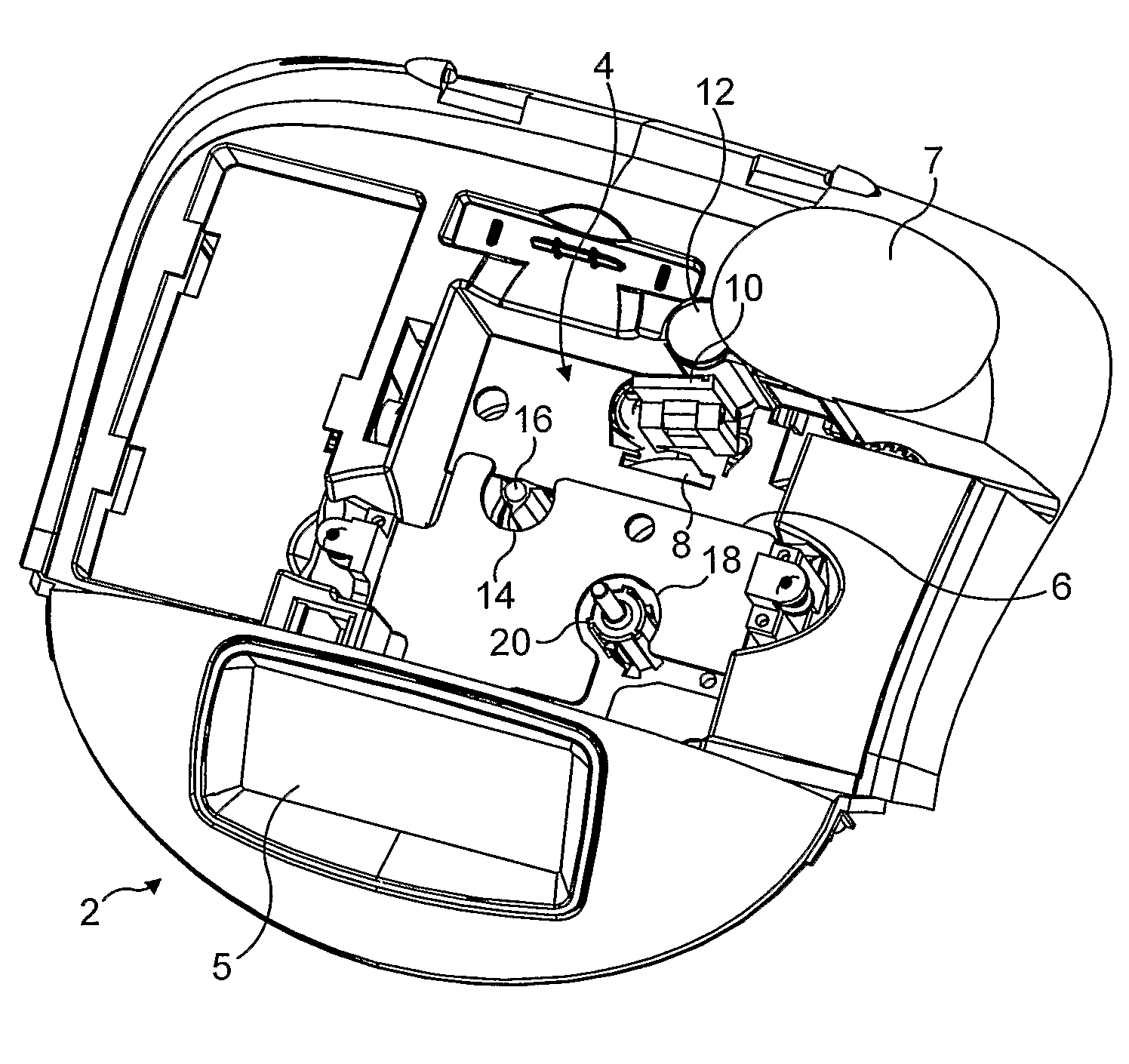 Cassette Locking and Ejecting Arrangement