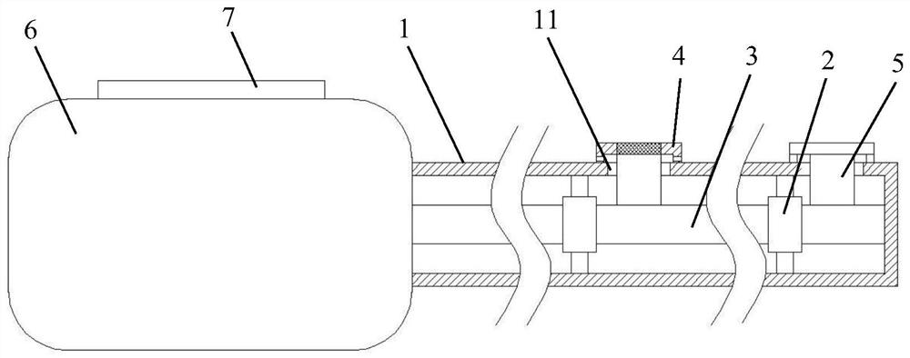 ventilation device for mining