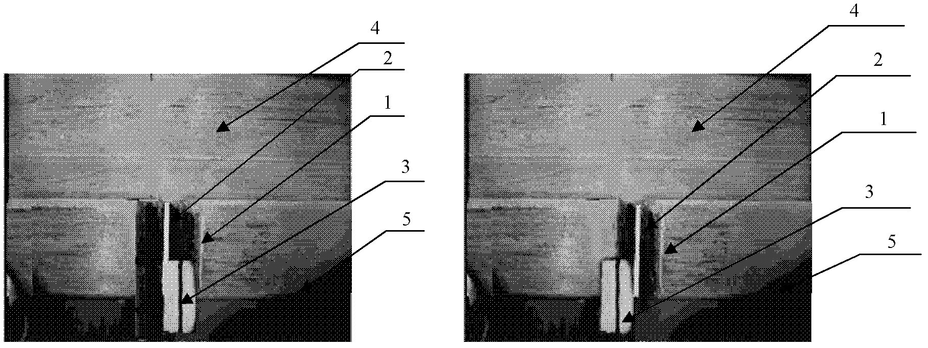 Automatic detection method of track turnout notch