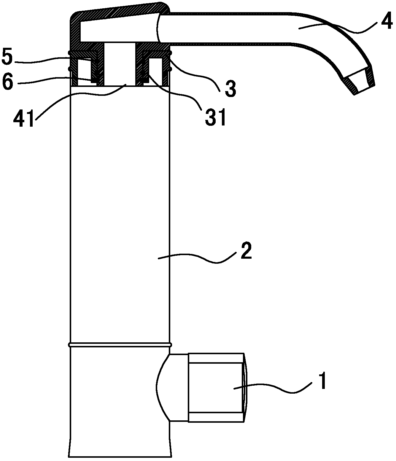 Rotary regulating-and-controlling-type water purification tap