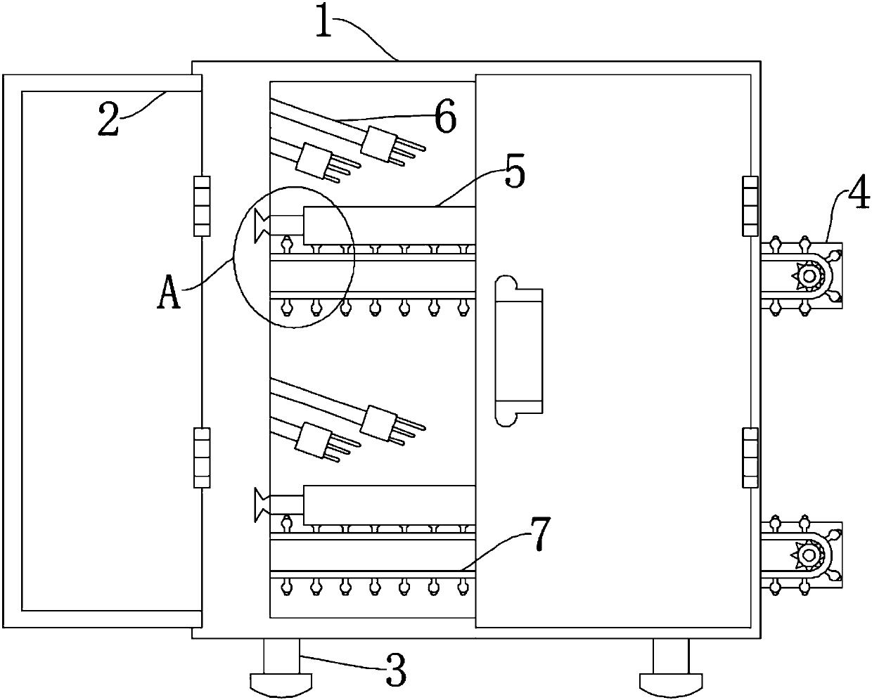 High-temperature calcining apparatus for preparing food-grade tricalcium phosphate