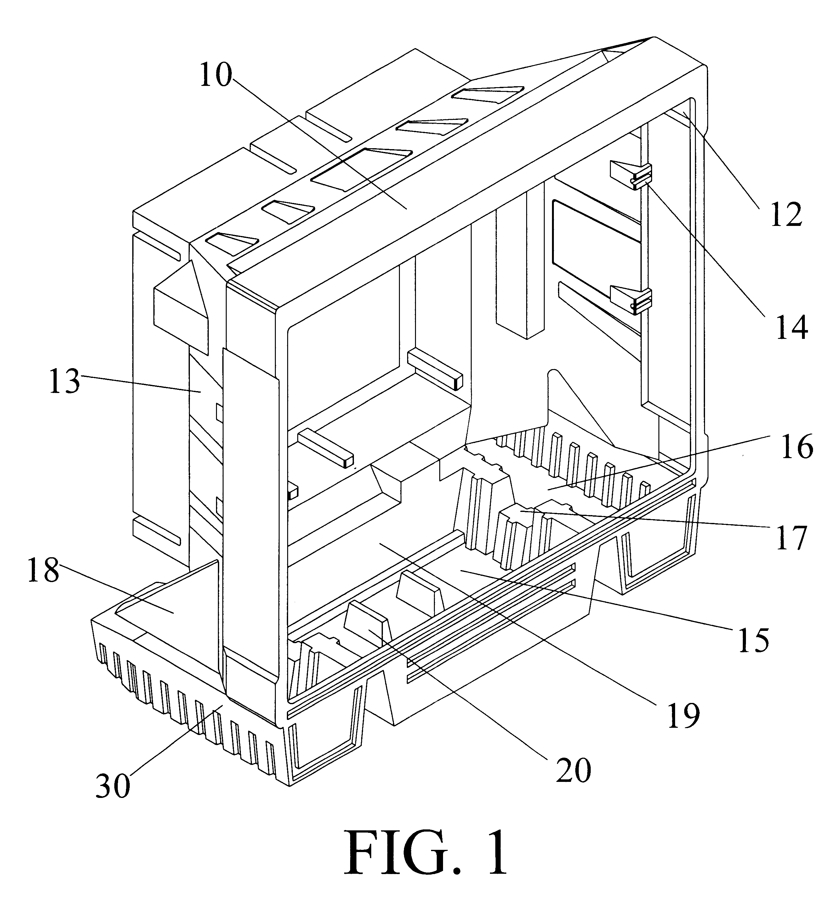 Cooler housing apparatus and method of making the same