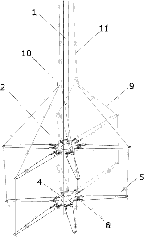 A valve type expanding head anchor rod bearing body