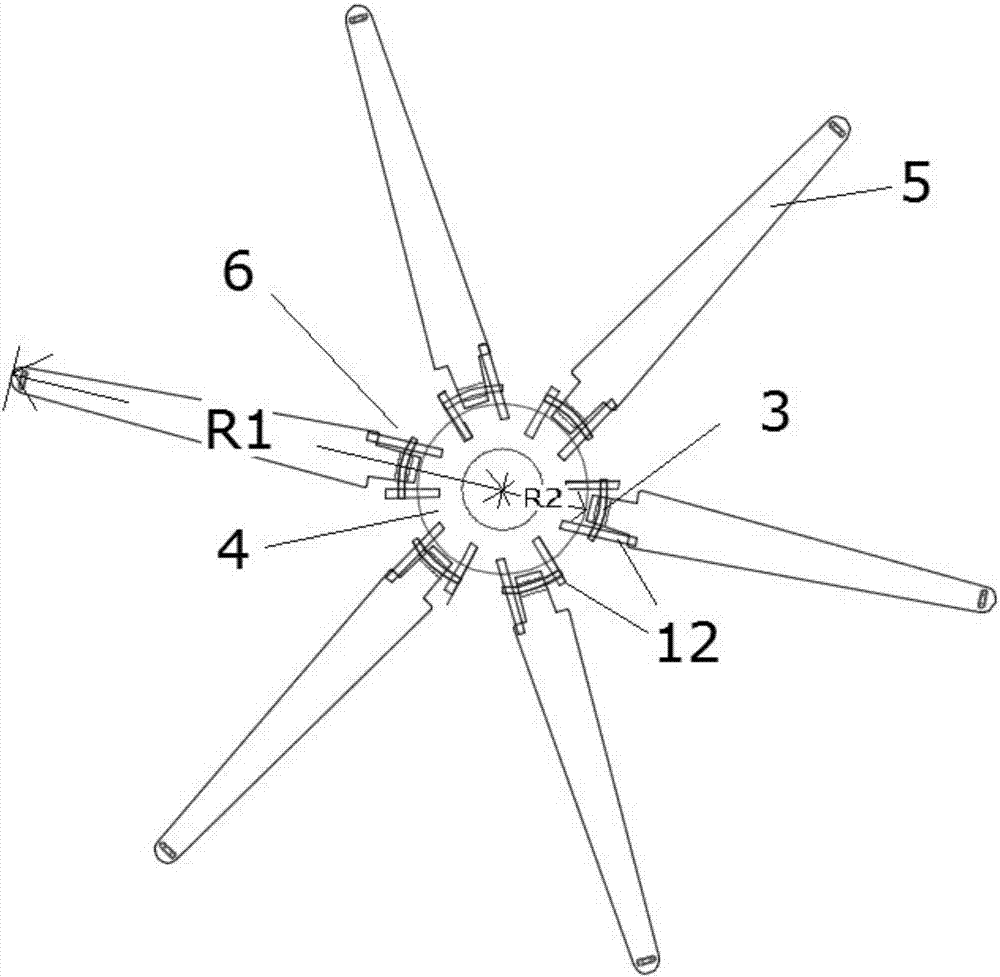 A valve type expanding head anchor rod bearing body