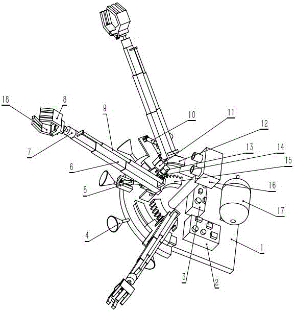 Electric iron tower deicing robot