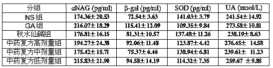 Traditional Chinese medicine for treating gouty arthritis and preparation method thereof