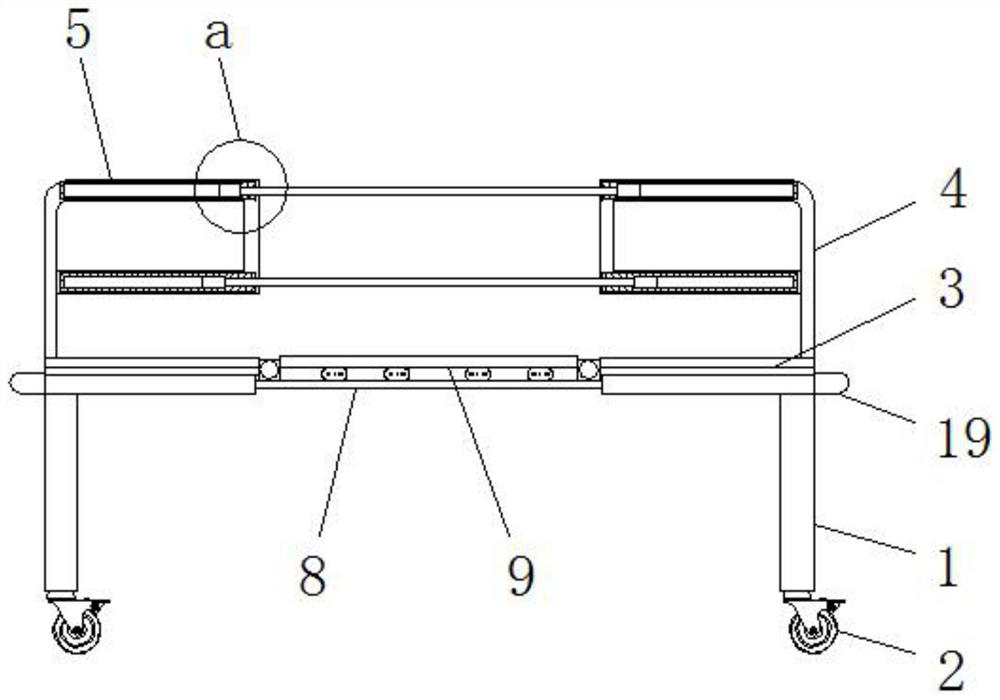 A detachable movable medical bed that can quickly and safely transfer patients