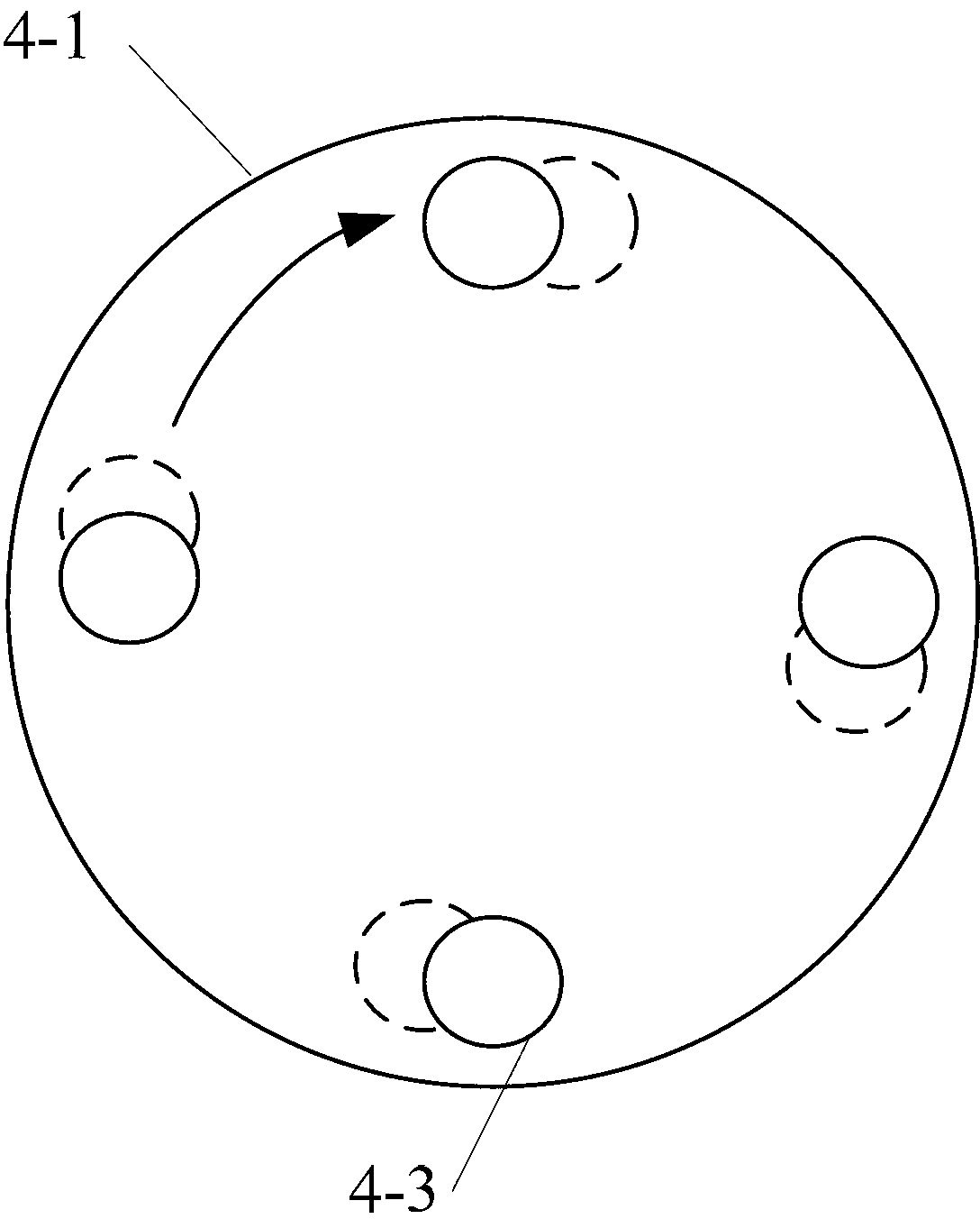 Working method for buffer with temperature detecting device