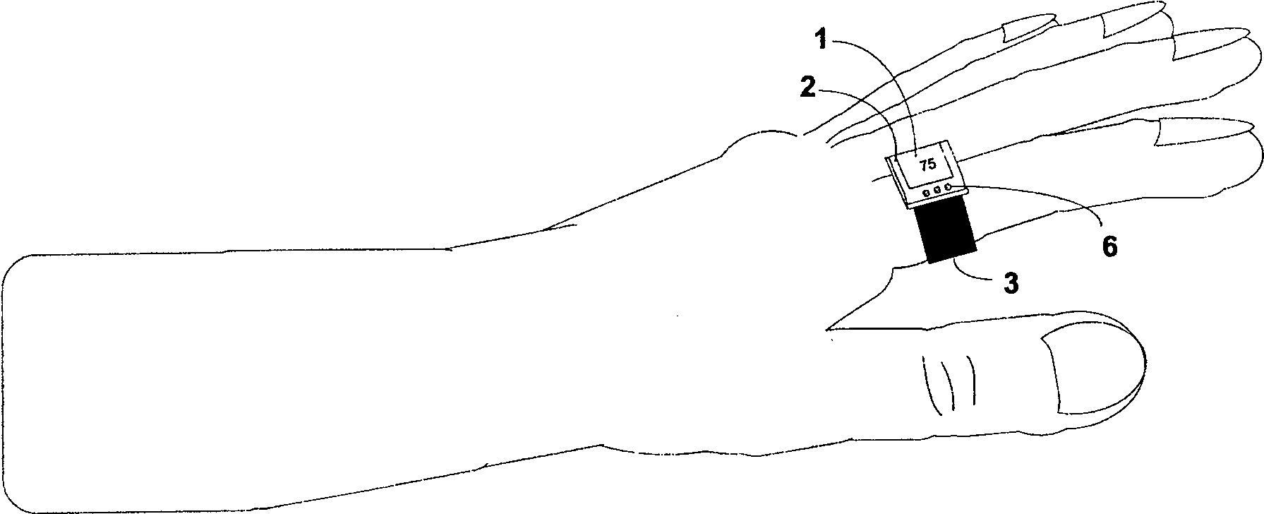 Finger ring type physiological information monitoring device